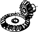 齒輪基本術語錐齒輪、準雙曲面齒輪及其齒輪副