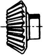 齒輪基本術語錐齒輪、準雙曲面齒輪及其齒輪副