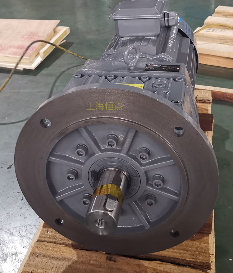 RF87減速機，立式安裝，輸入配電機，實物照片如下